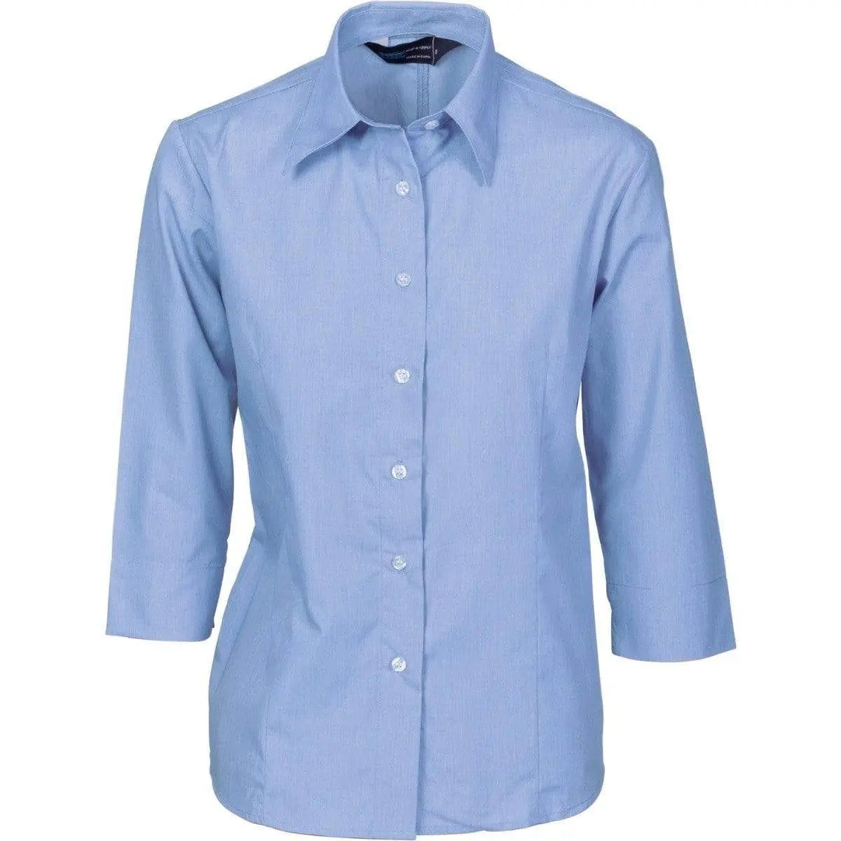 Dnc Workwear Regular Collar 3/4 Sleeve Blouse - 4213 Metro Workwear.
